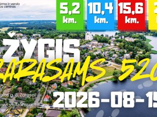 Žygis Zarasams 520 !