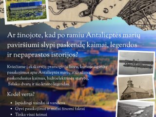 Leiskitės į paslaptingą kelionę Antalieptės mariomis.
