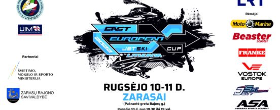 Tarptautines vandens motociklų sporto lenktynės „East European Jetski Cup 2022“
