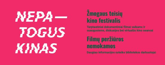  Festivalis „Nepatogus kinas“ atkeliauja į Zarasų viešąją biblioteką!
