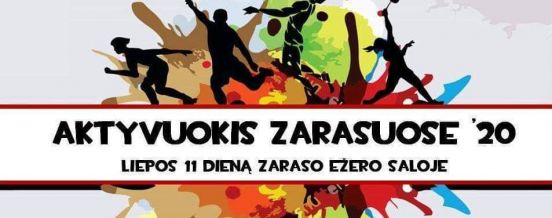 Sporto šventė „AKTYVUOKIS ZARASUOSE‘20“!